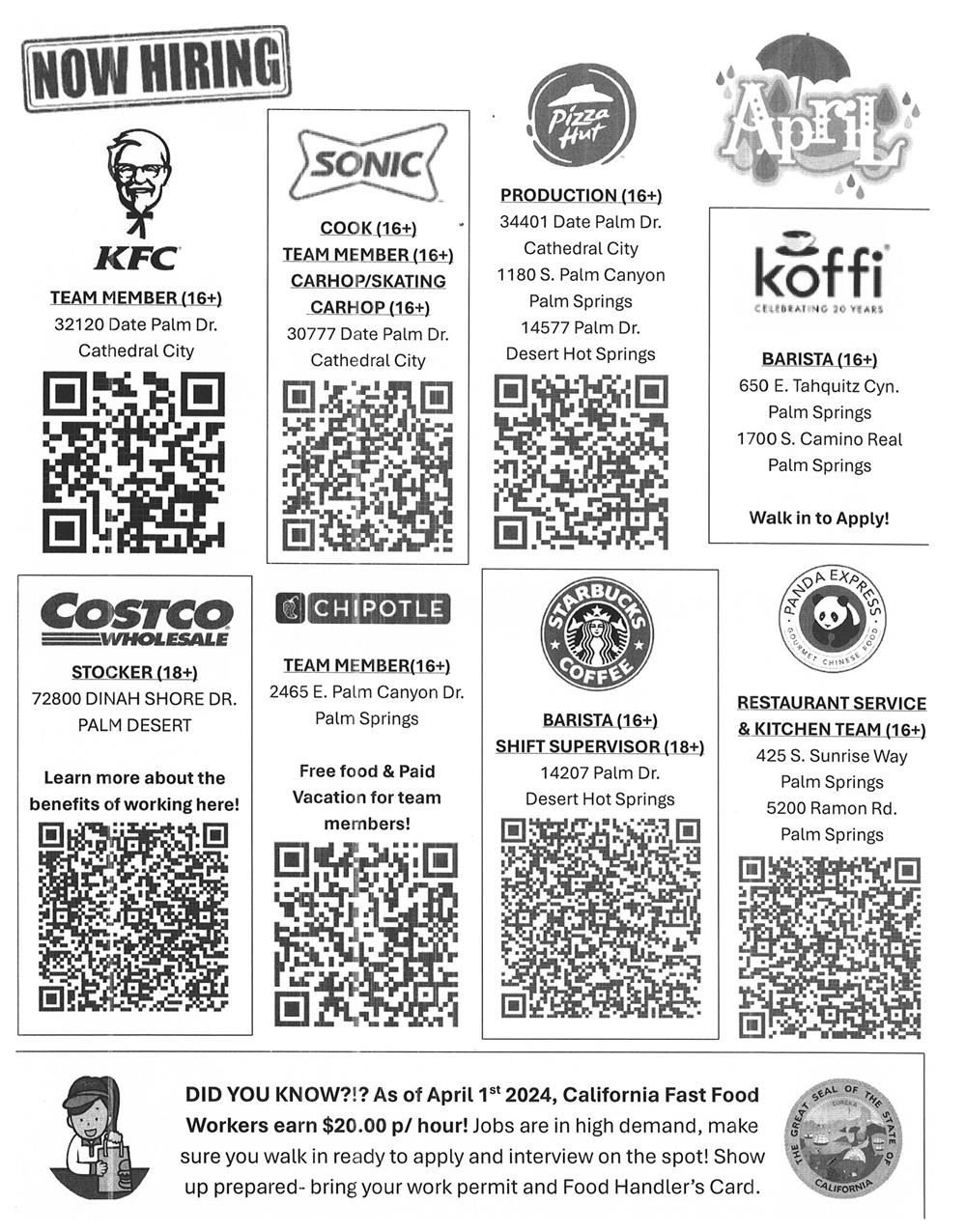 april jobs